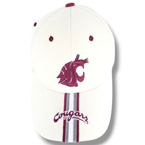 Washington State University Cougars DriFit Legacy91 Adjustable Hat Cap Men Cream